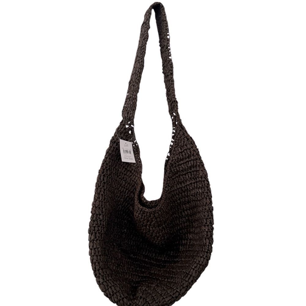 J.Jill Jute Tote Bag Brown NWT
